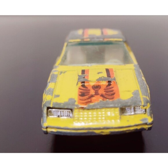 Yatming Ford Mustang Turbo Cobra Yellow No. 1067 Hong Kong Vintage Diecast Toy - Picture 15 of 16